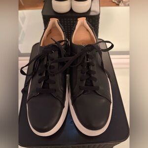 Clark’s Black Leather Sneakers